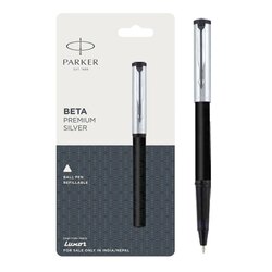 PARKER BETA PREMIUM SILVER BALL PEN