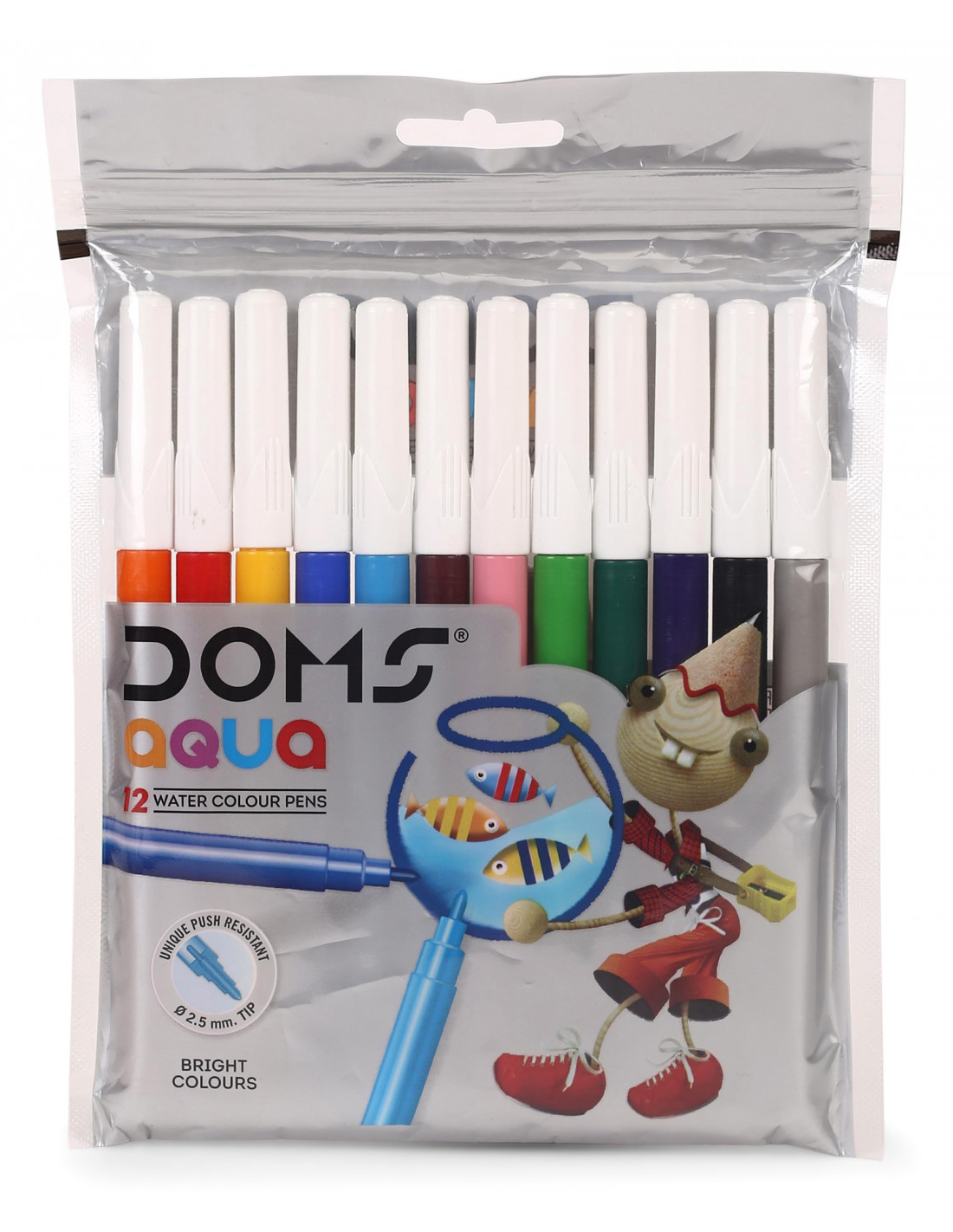 DOMS Aqua 1224 Colour Sketch Pens  TheKalamStore